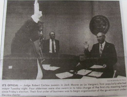 Swearing In Jack Moore